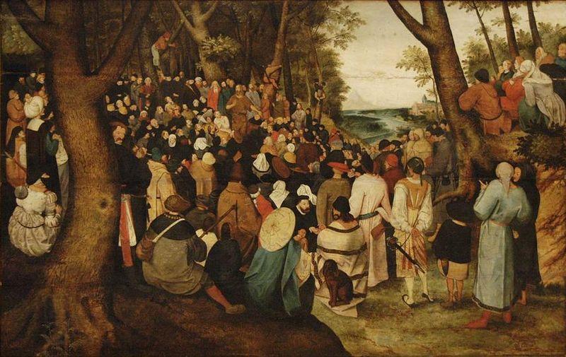 Pieter Brueghel the Younger The Preaching of St. John the Baptist China oil painting art